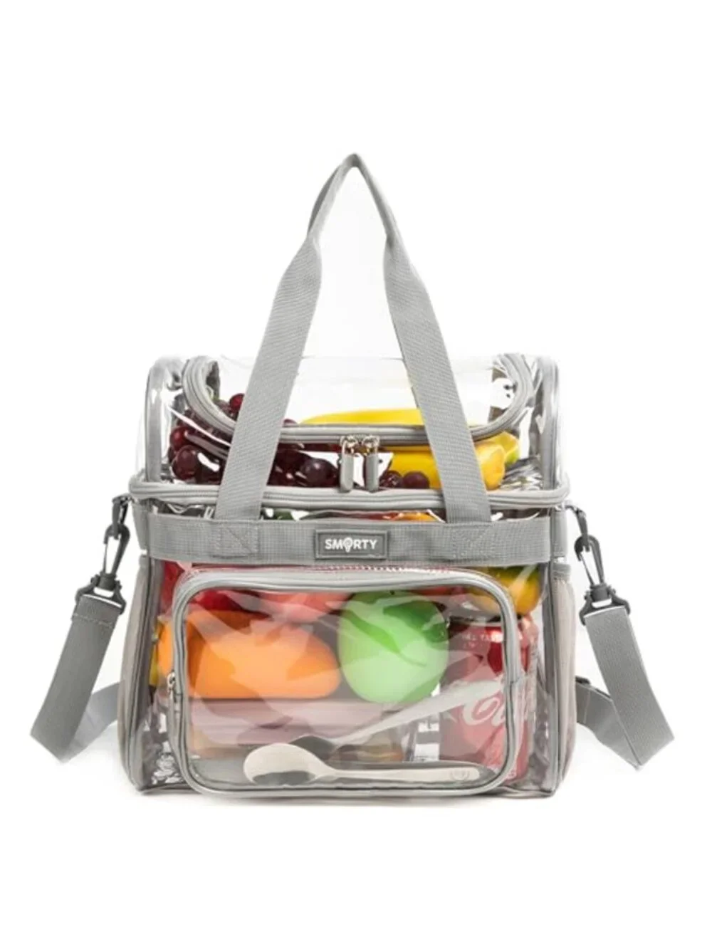 Clear Heavy Duty Backpack Transparent PVC See Through Bag with Removable Strap